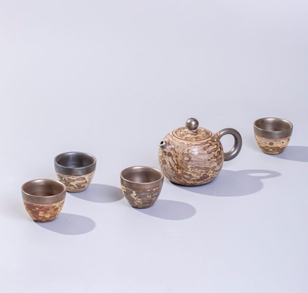 Intangible Cultural Heritage, Dian Wa Mud Painting Xishi Tea Sets